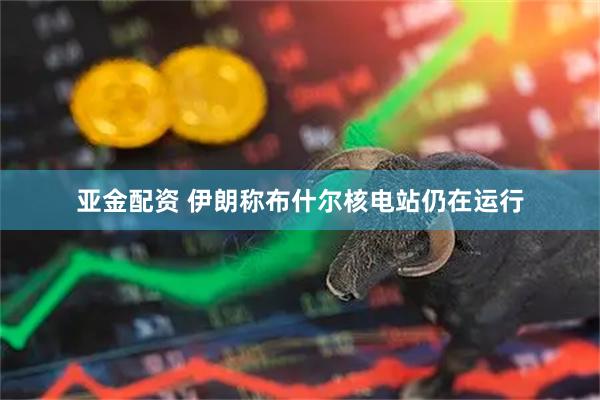 亚金配资 伊朗称布什尔核电站仍在运行